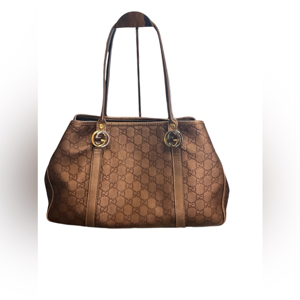 💜🦋 Buyers Giveaway 💜🦋EUC GUCCI Guccissima Leather Hand Bag - Picture 2 of 14